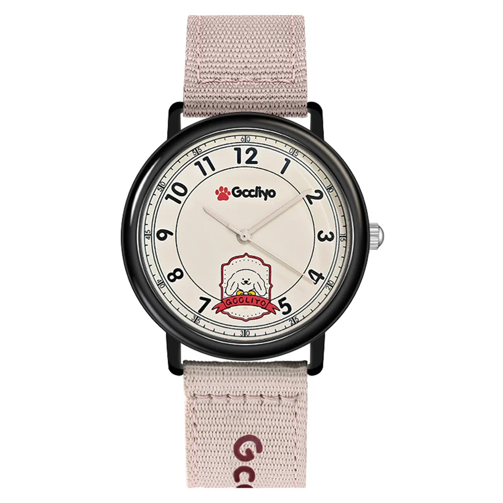 Leisure Quartz Watch Alloy Material Round Dial Cartoon Puppy Style - Image 6