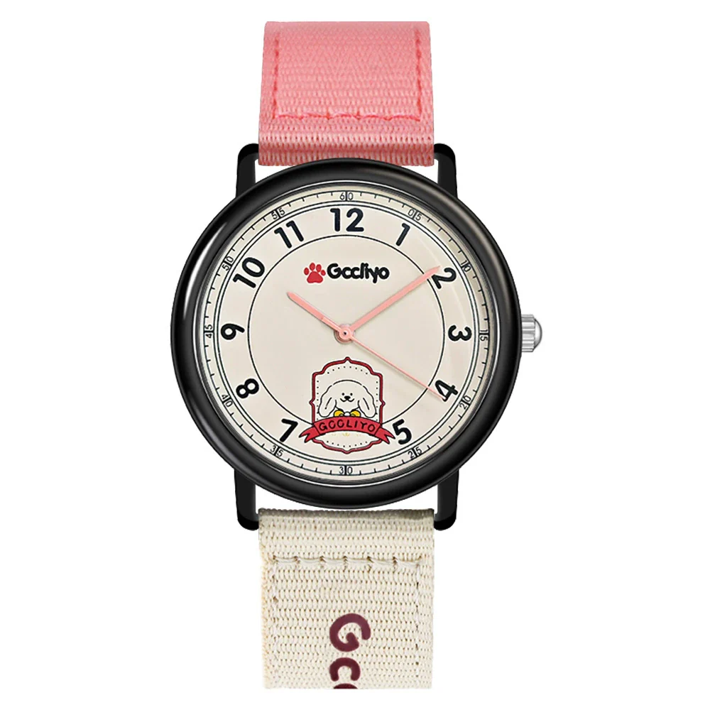 Leisure Quartz Watch Alloy Material Round Dial Cartoon Puppy Style - Image 8