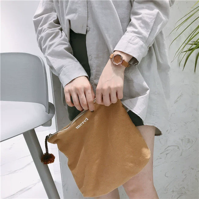 Leisure Retro Allmatch Couple Watch Alloy Case Imitation Leather Strap Stainless Steel Clasp Round Dial Ordinary Glass Mirror - Image 13