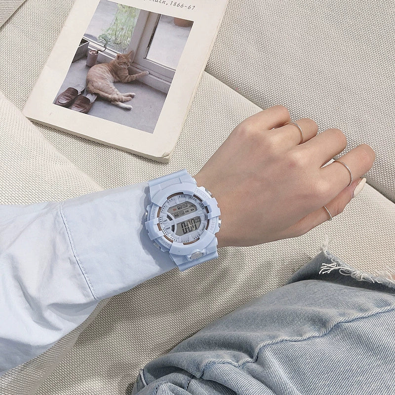 Leisure Sports Unicorn Electronic Watch Digital Display Silicone Case And Strap Plastic Mirror For General Gender - Image 7