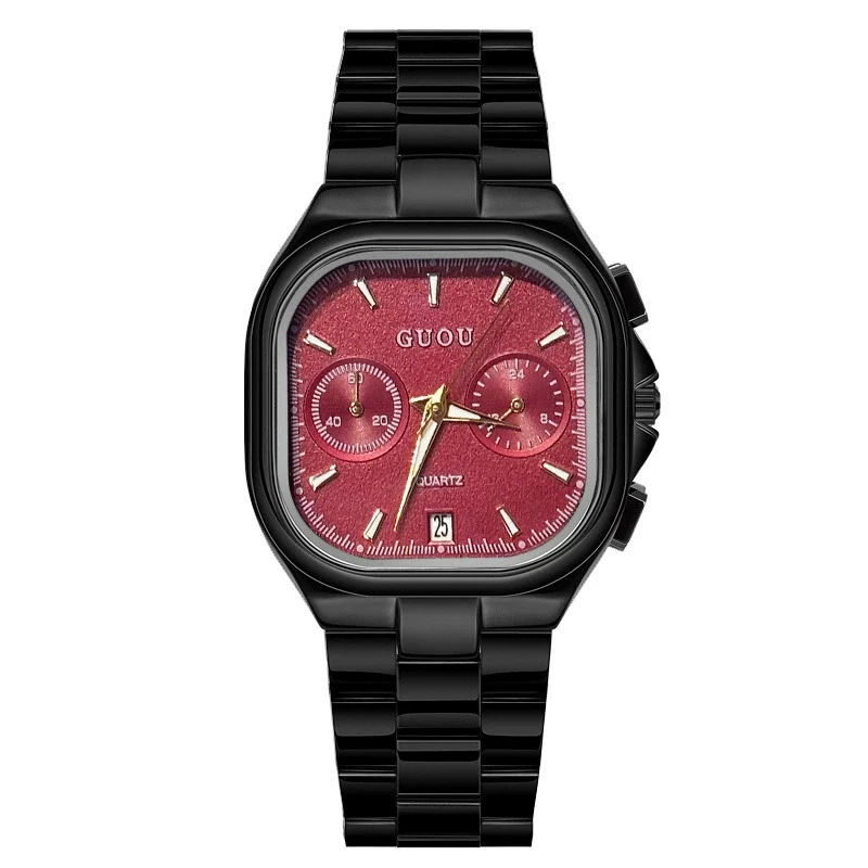 Leisure Square Alloy Strap Quartz Watch For Female With Mineral Strengthened Glass Mirror And Stainless Steel Clasp - Image 14
