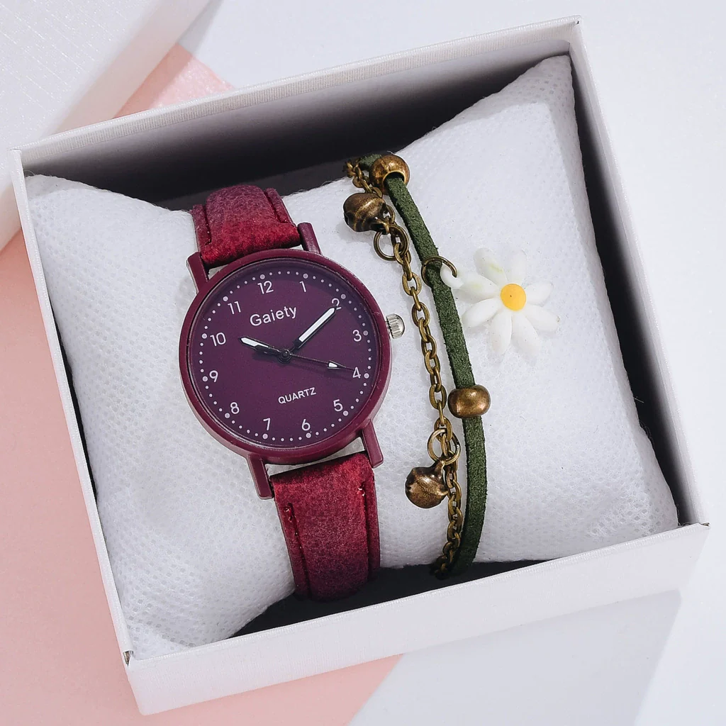 Leisure Style Alloy Case Canvas Strap Round Dial Women's Watch - Image 11