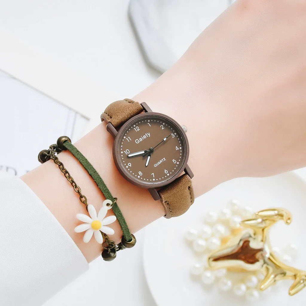 Leisure Style Alloy Case Canvas Strap Round Dial Women's Watch - Image 2