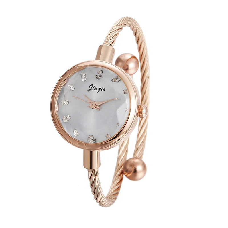 Leisure Style Female Bracelet Watch Alloy Strap And Case Titanium Clasp Rectangle Dial - Image 7