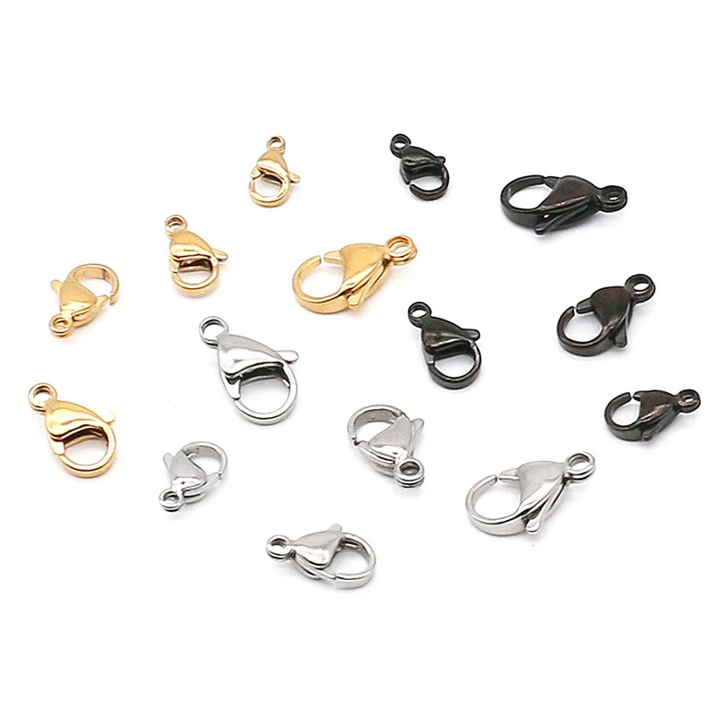 Lobster Buckle Connecting Buckle Dog Buckle Jewelry Accessories Stainless Steel Totem Electroplated