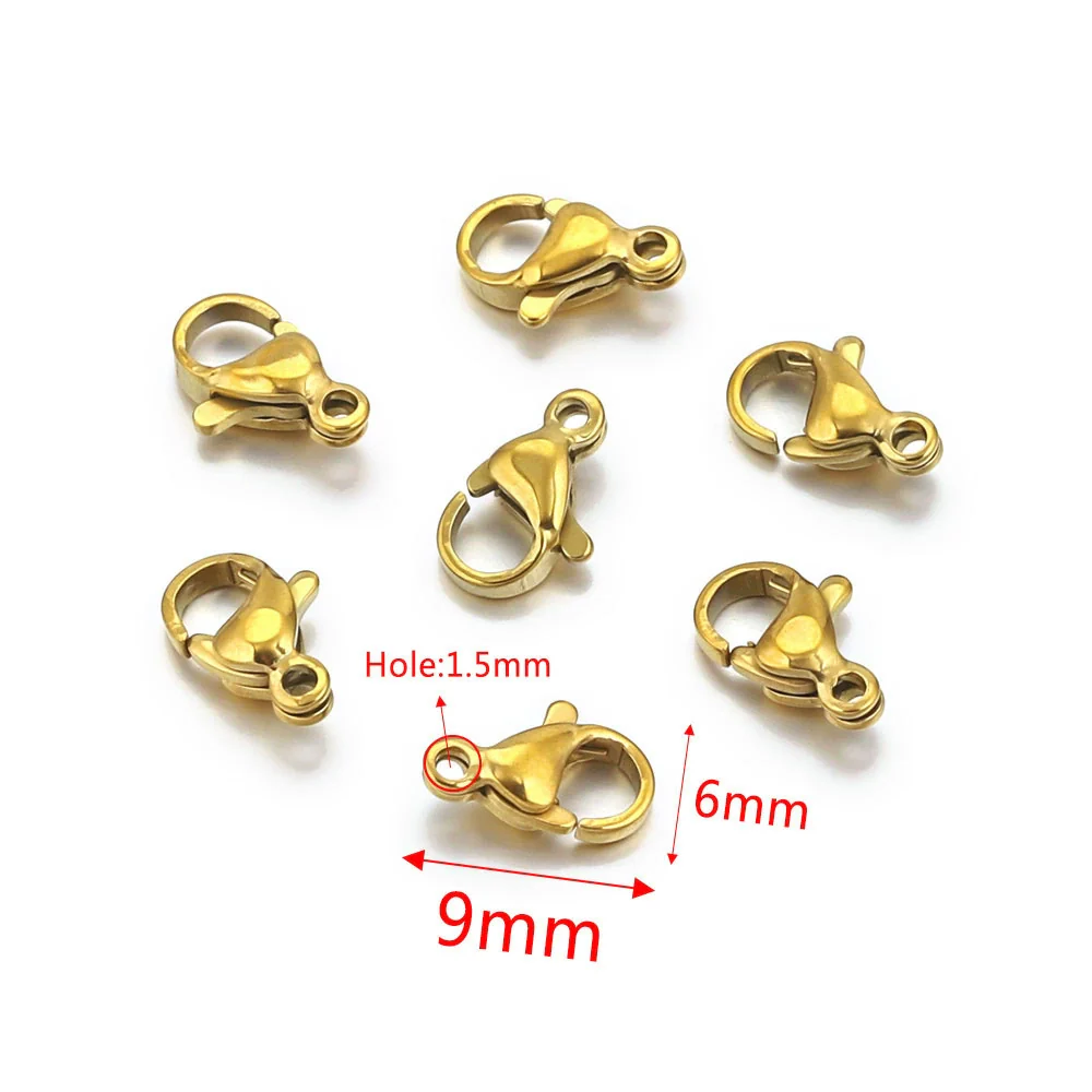 Lobster Buckle Connecting Buckle Dog Buckle Jewelry Accessories Stainless Steel Totem Electroplated - Image 12