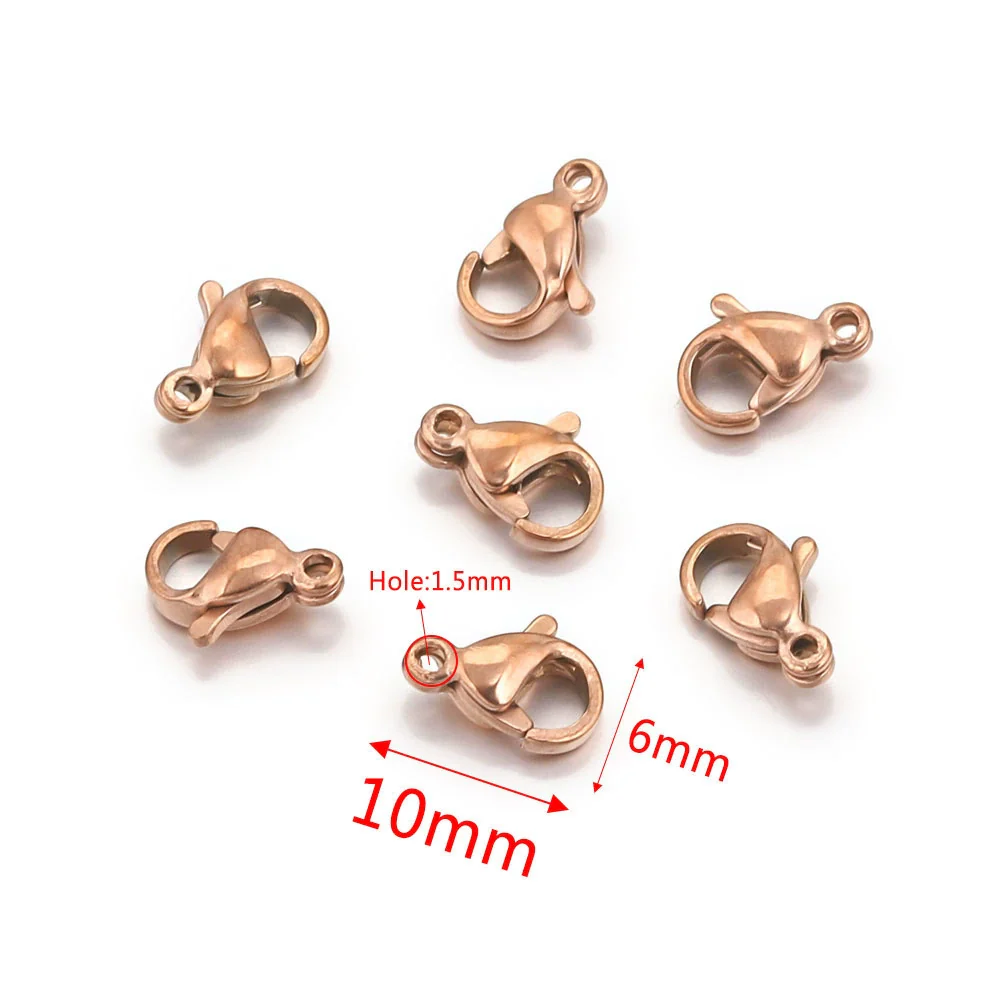Lobster Buckle Connecting Buckle Dog Buckle Jewelry Accessories Stainless Steel Totem Electroplated - Image 25