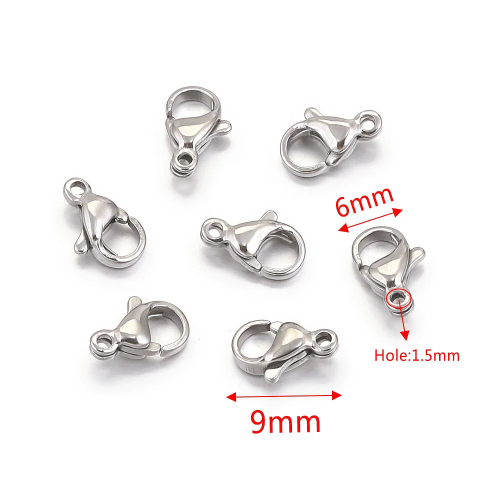 Lobster Buckle Connecting Buckle Dog Buckle Jewelry Accessories Stainless Steel Totem Electroplated - Image 6