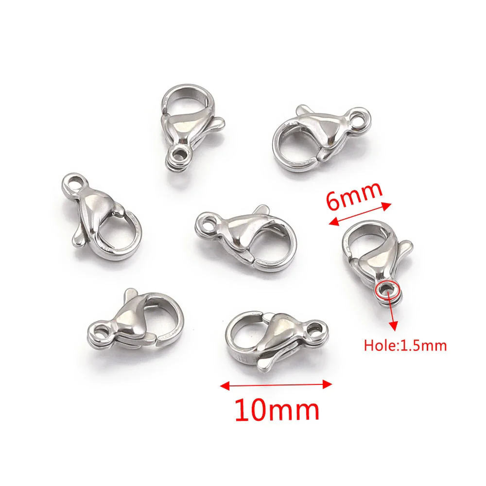 Lobster Buckle Connecting Buckle Dog Buckle Jewelry Accessories Stainless Steel Totem Electroplated - Image 7