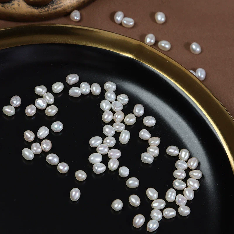 Loose Mini Natural Freshwater Pearl Baroque Beads For Diy Inlay - Image 3