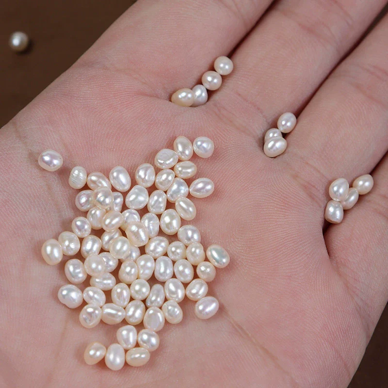 Loose Mini Natural Freshwater Pearl Baroque Beads For Diy Inlay - Image 4