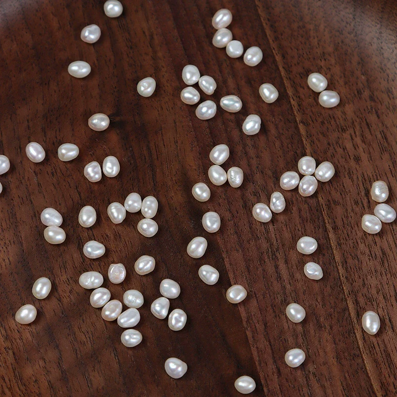 Loose Mini Natural Freshwater Pearl Baroque Beads For Diy Inlay - Image 5