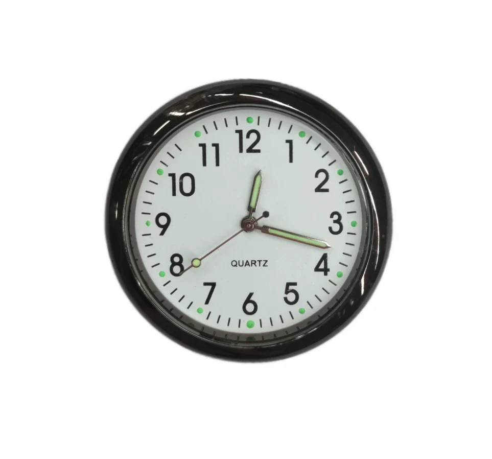 Luminous Metal Car Clock Air Vent Clip Round Dial Alloy Case Business Style - Image 6