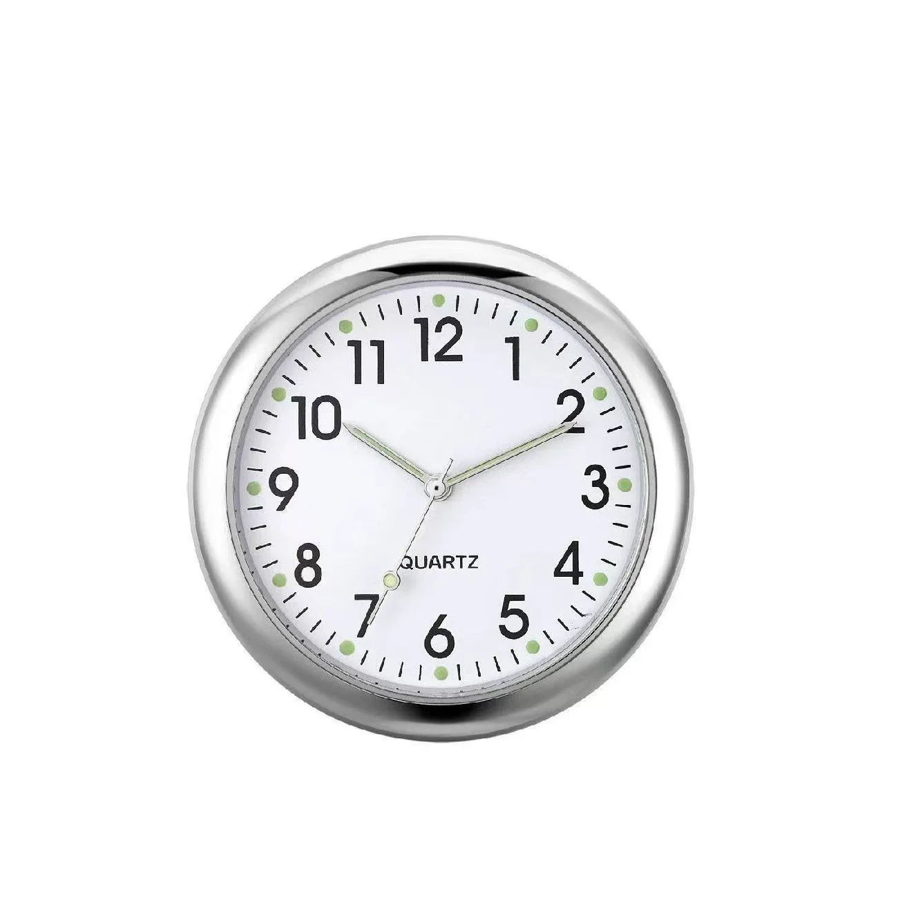 Luminous Metal Car Clock Air Vent Clip Round Dial Alloy Case Business Style - Image 7