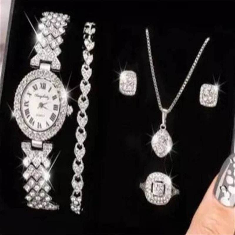 Luxury Ladies Quartz Bracelet Watch With Alloy Case And Stainless Steel Clasp Round Dial Fashion Style - Image 3