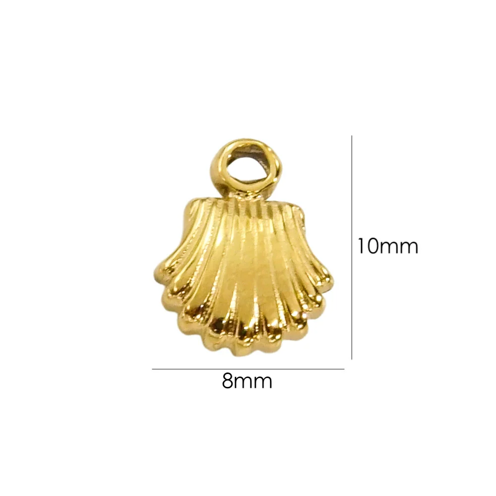 Marine Element Series Stainless Steel Zircon Geometric Pendant Necklace Bracelet Accessories With Vacuum In Furnace Electroplating - Image 11