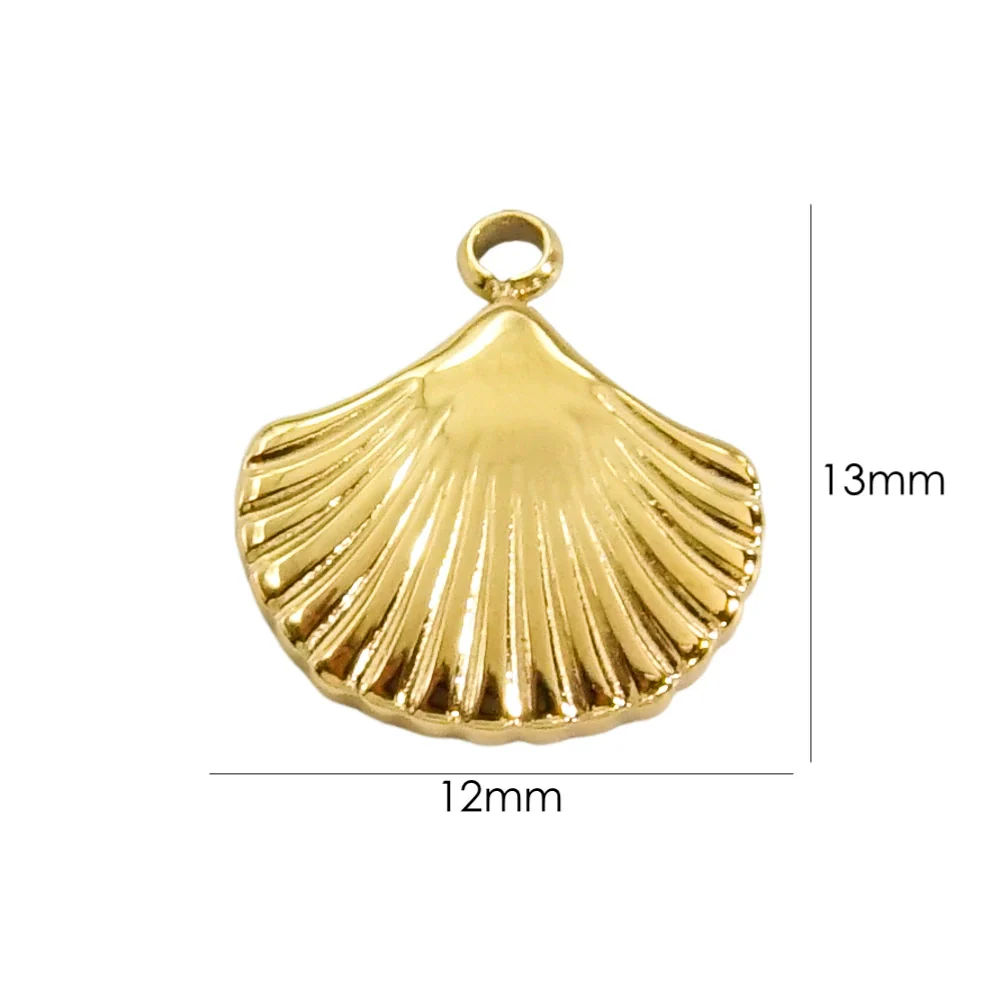 Marine Element Series Stainless Steel Zircon Geometric Pendant Necklace Bracelet Accessories With Vacuum In Furnace Electroplating - Image 14