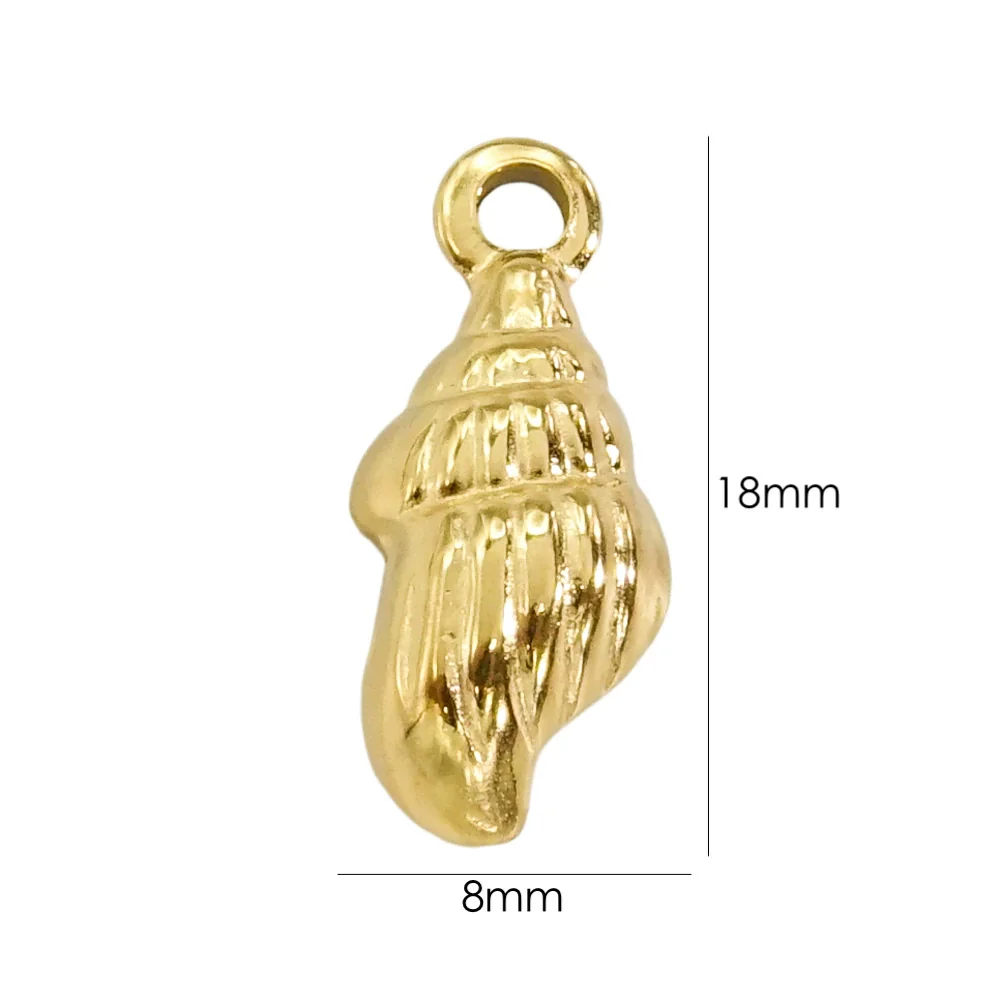 Marine Element Series Stainless Steel Zircon Geometric Pendant Necklace Bracelet Accessories With Vacuum In Furnace Electroplating - Image 15