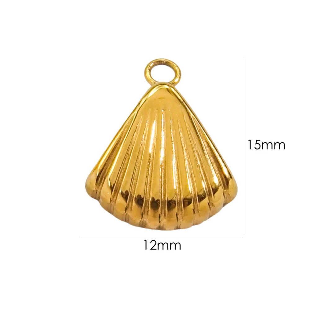 Marine Element Series Stainless Steel Zircon Geometric Pendant Necklace Bracelet Accessories With Vacuum In Furnace Electroplating - Image 20
