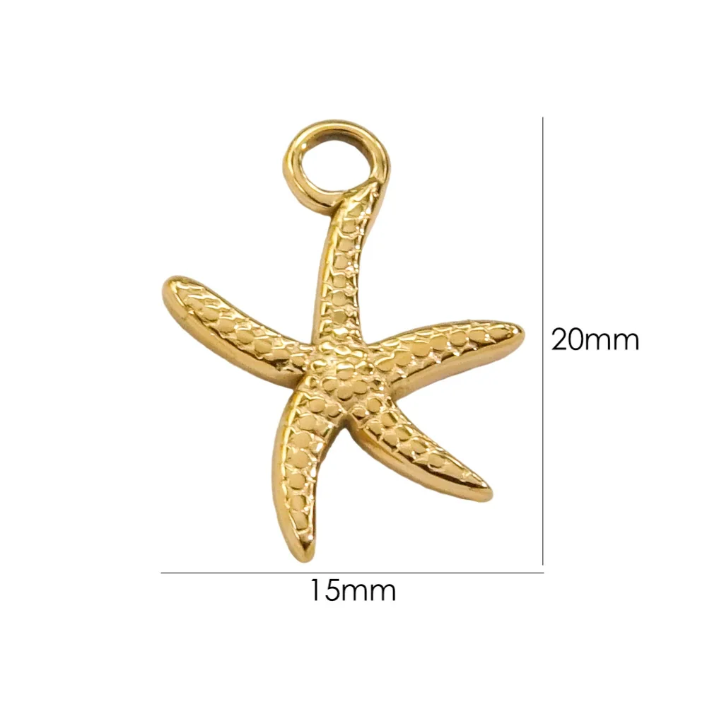 Marine Element Series Stainless Steel Zircon Geometric Pendant Necklace Bracelet Accessories With Vacuum In Furnace Electroplating - Image 21
