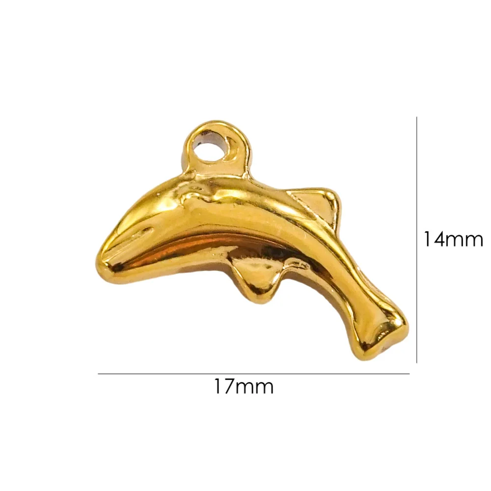 Marine Element Series Stainless Steel Zircon Geometric Pendant Necklace Bracelet Accessories With Vacuum In Furnace Electroplating - Image 22