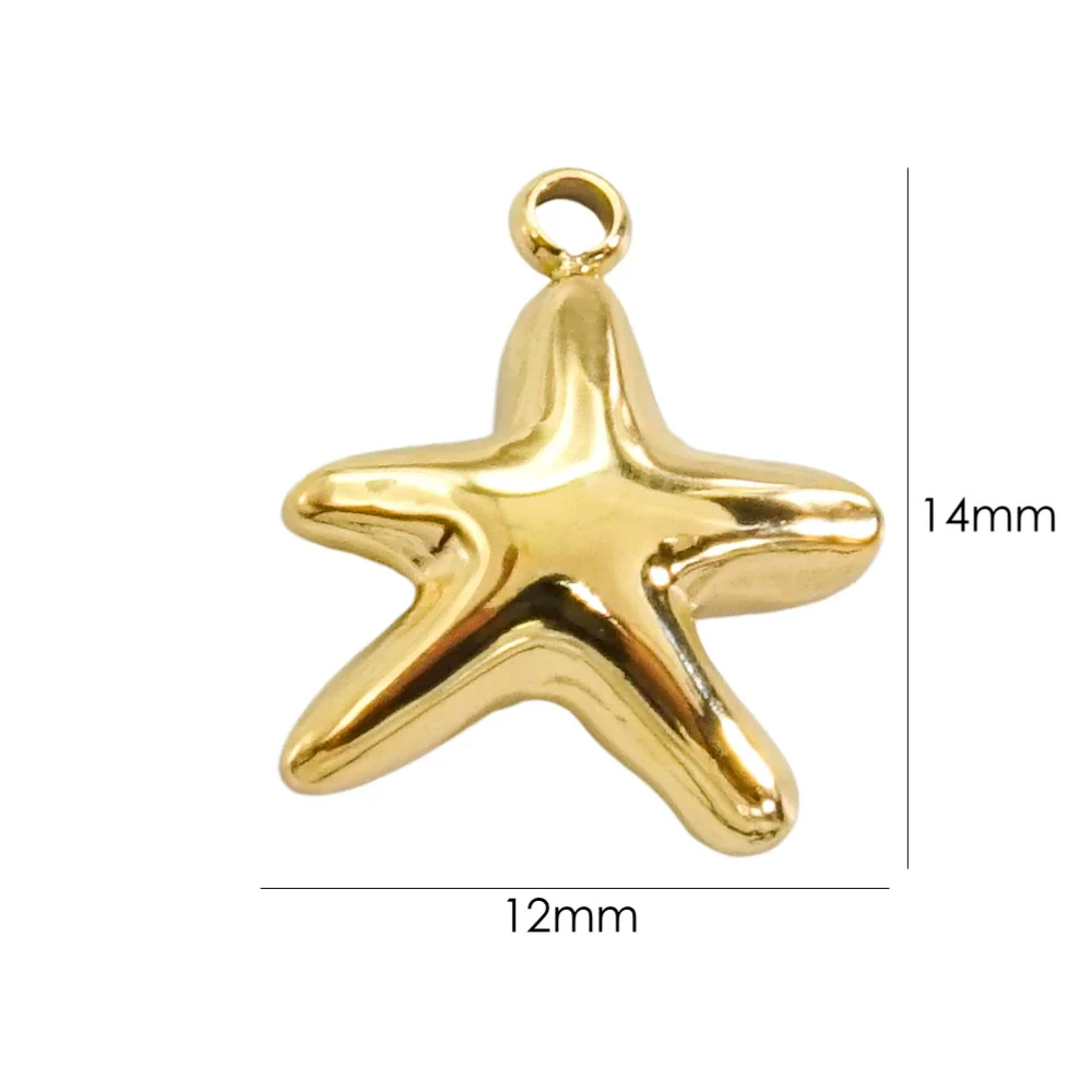Marine Element Series Stainless Steel Zircon Geometric Pendant Necklace Bracelet Accessories With Vacuum In Furnace Electroplating - Image 7