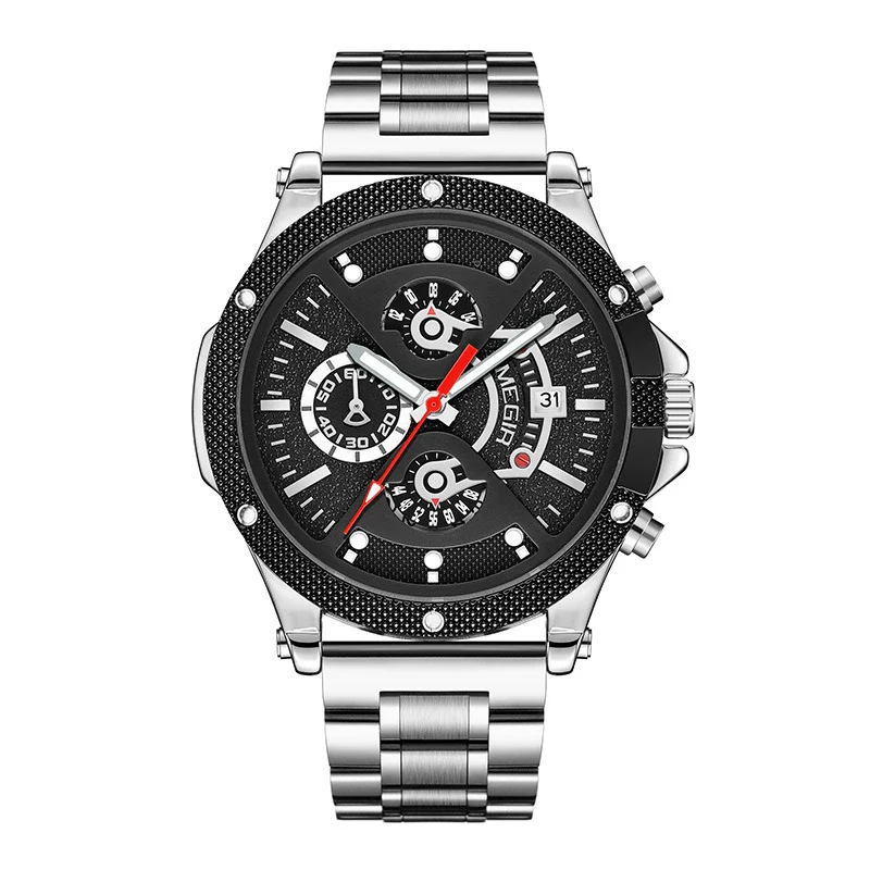 Mechanical Sports Men's Watch With Alloy Case Round Dial And Stainless Steel Strap - Image 6