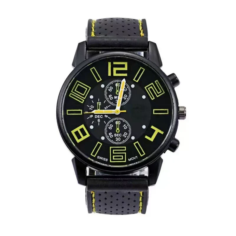 Men's Alloy And Silicone Outdoor Sports Racing Watch - Image 7