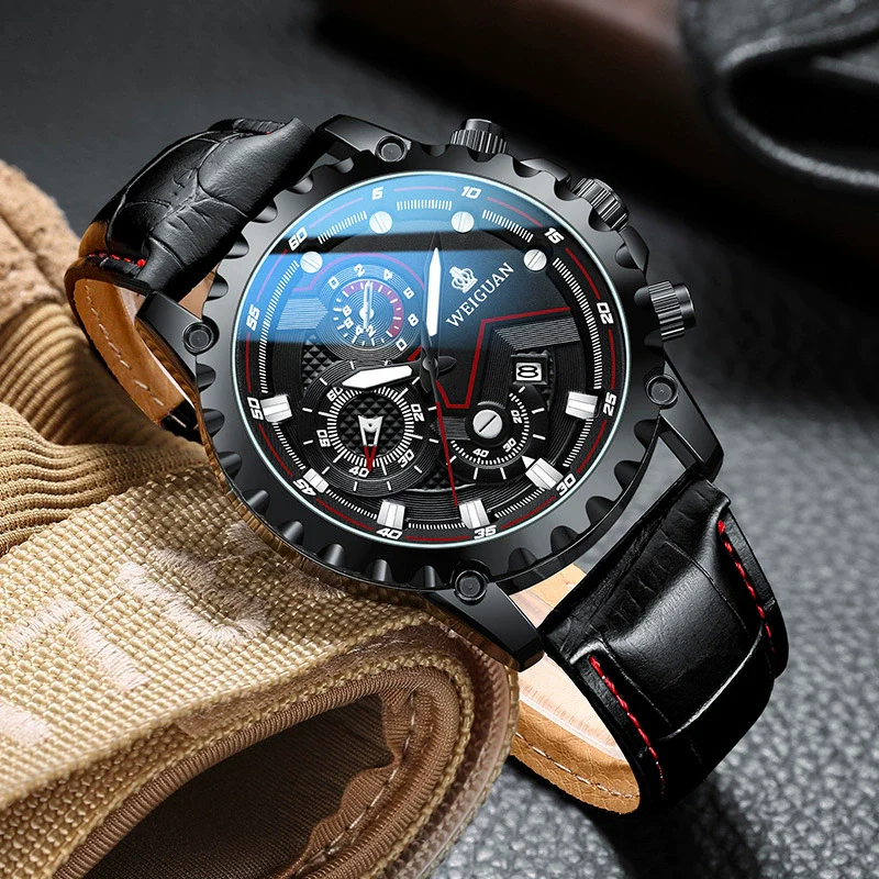 Men's Alloy And Stainless Steel Fully Automatic Mechanical And Quartz Digital Round Sports Business Watch - Image 4
