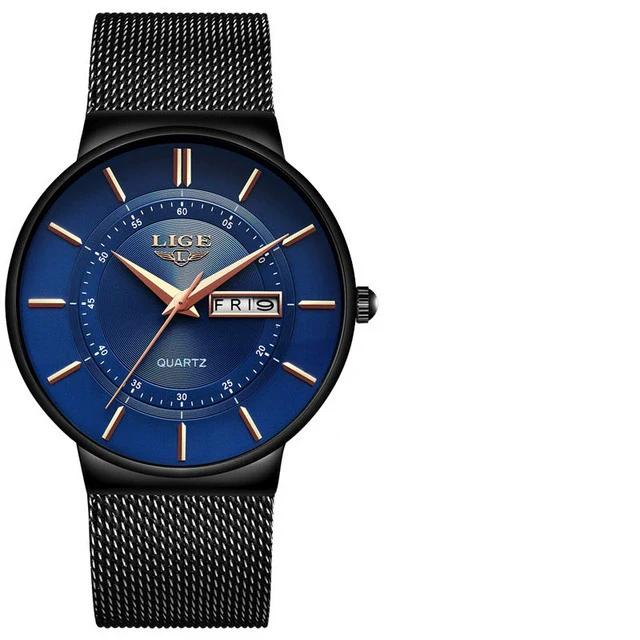 Men's Alloy And Stainless Steel Round Dial Quartz Movement Business Style Outdoor Sports Watch - Image 6