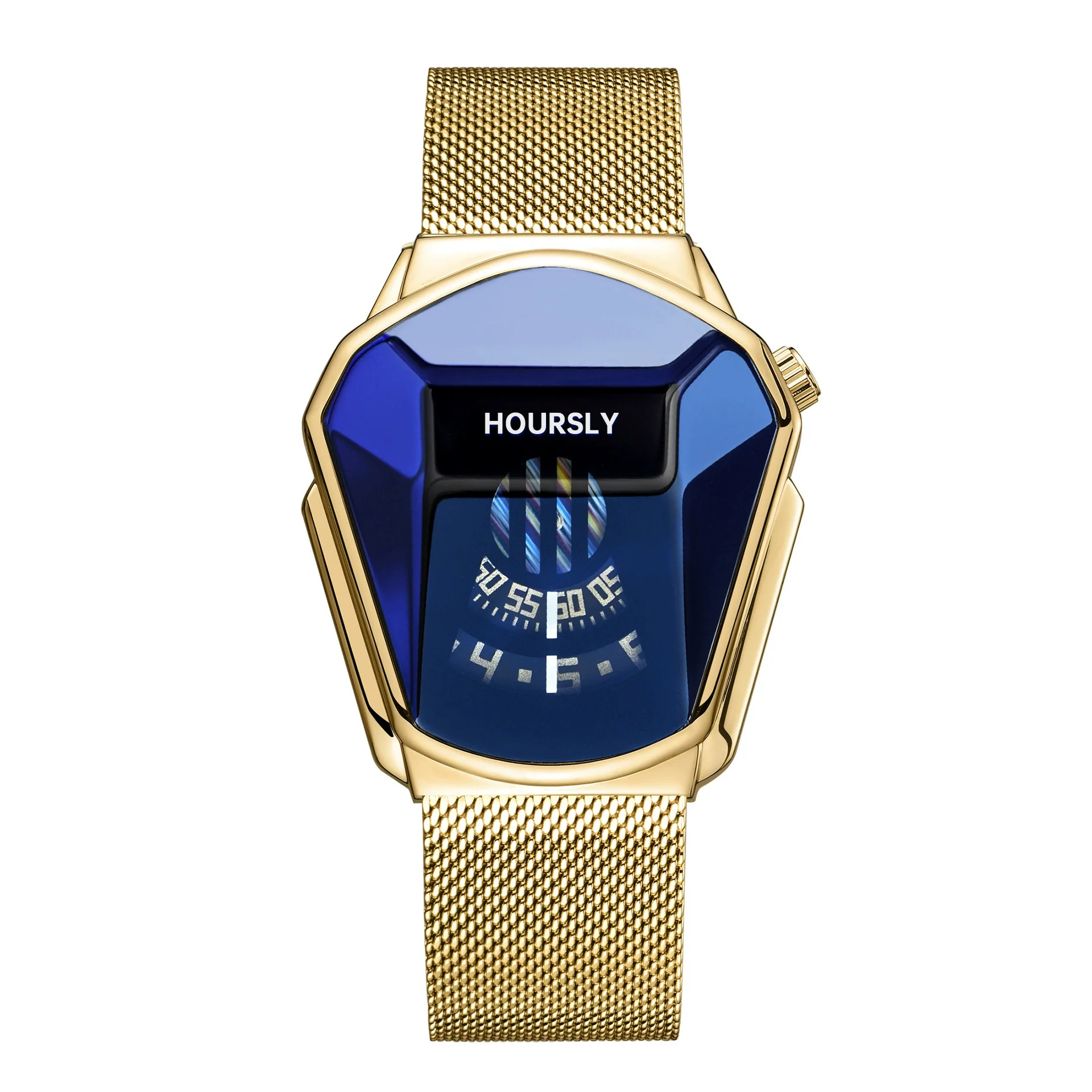 Men's Alloy And Stainless Steel Round Dial Quartz Waterproof Fashion Watch - Image 3