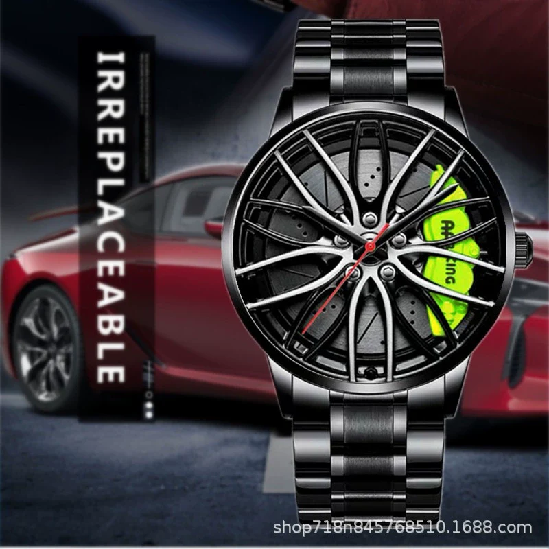 Men's Alloy Automatic Movement Waterproof Round Watch With Steel Strap - Image 12