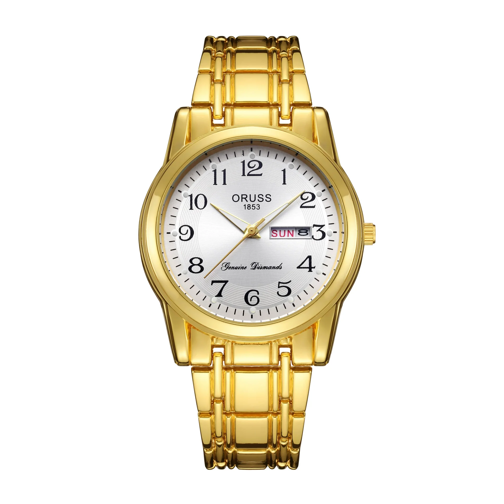 Men's Alloy Business Style Luminous Waterproof Calendar Watch - Image 6