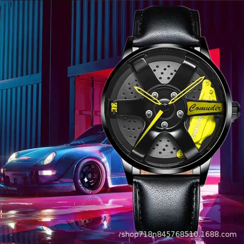 Men's Alloy Case Mineral Reinforced Glass Mirror Waterproof Fashion Round Dial Nonmechanical Watch With Steel Strap And Stainless Steel Buckle - Image 11