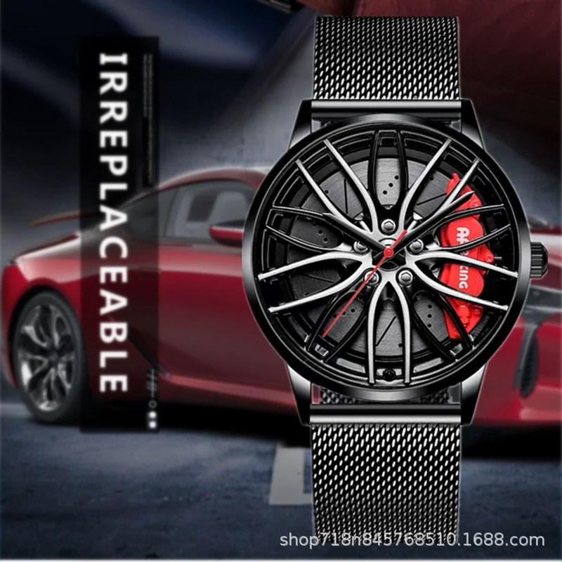 Men's Alloy Case Mineral Reinforced Glass Mirror Waterproof Fashion Round Dial Nonmechanical Watch With Steel Strap And Stainless Steel Buckle - Image 16