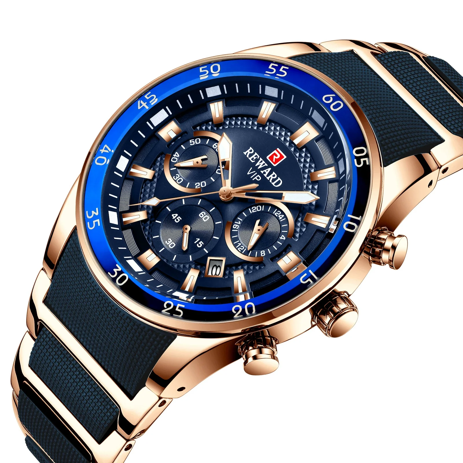 Men's Alloy Case Stainless Steel Band Round Dial Business Casual Quartz Watch - Image 2