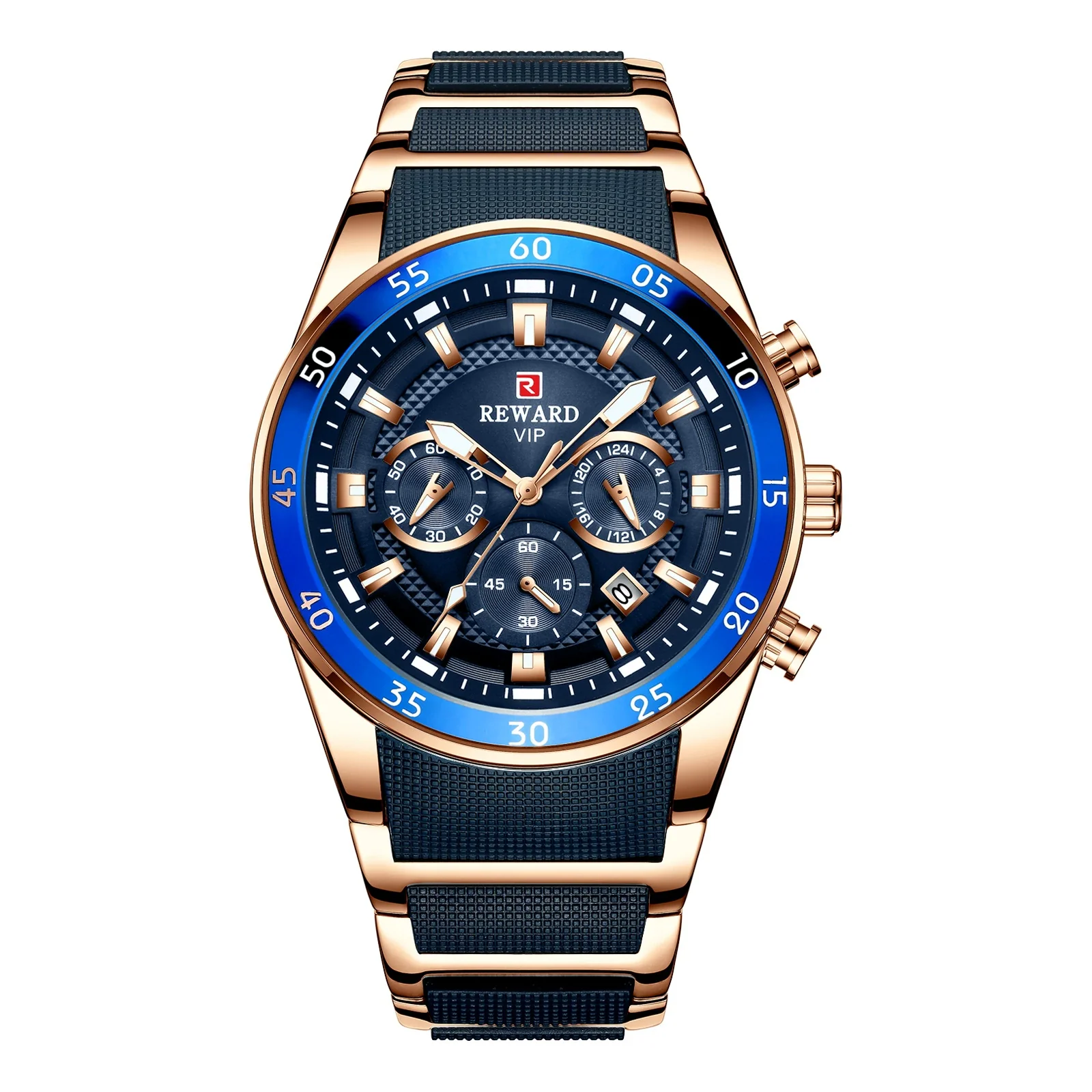 Men's Alloy Case Stainless Steel Band Round Dial Business Casual Quartz Watch - Image 7