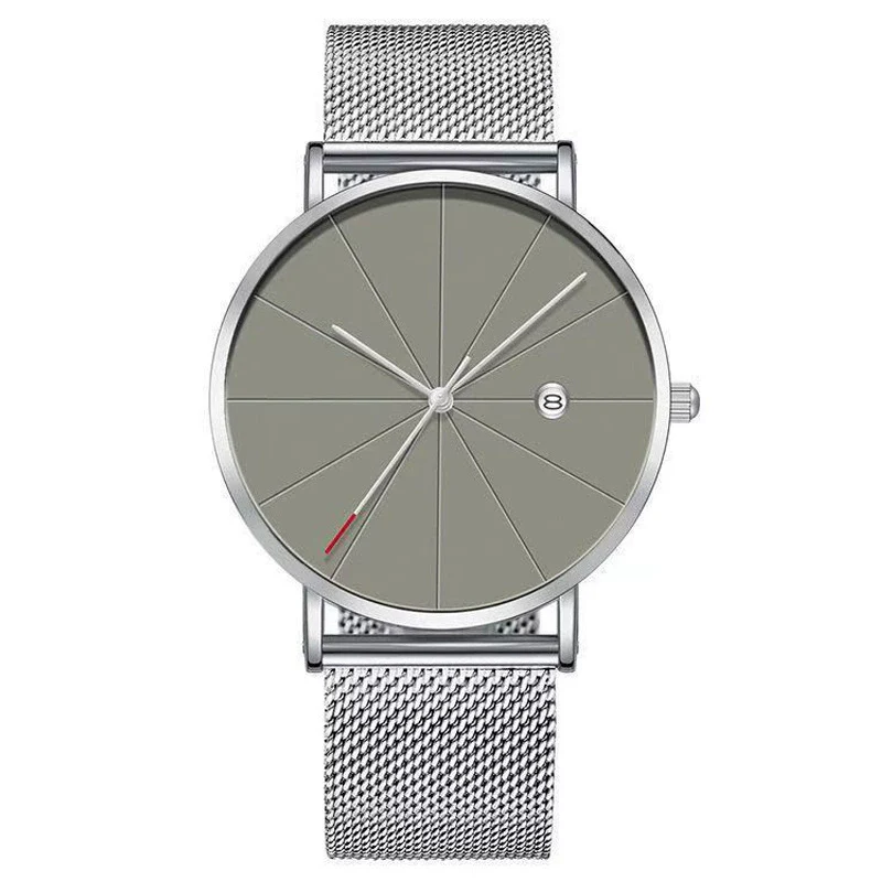 Men's Alloy Case Stainless Steel Strap Pin Buckle Round Dial Leisure Quartz Watch - Image 7