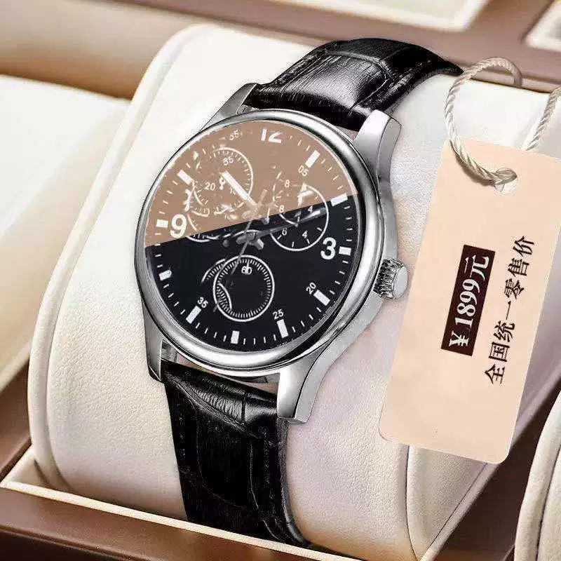 Men's Alloy Strap Automatic Movement Round Dial Waterproof Business Style Watch - Image 17