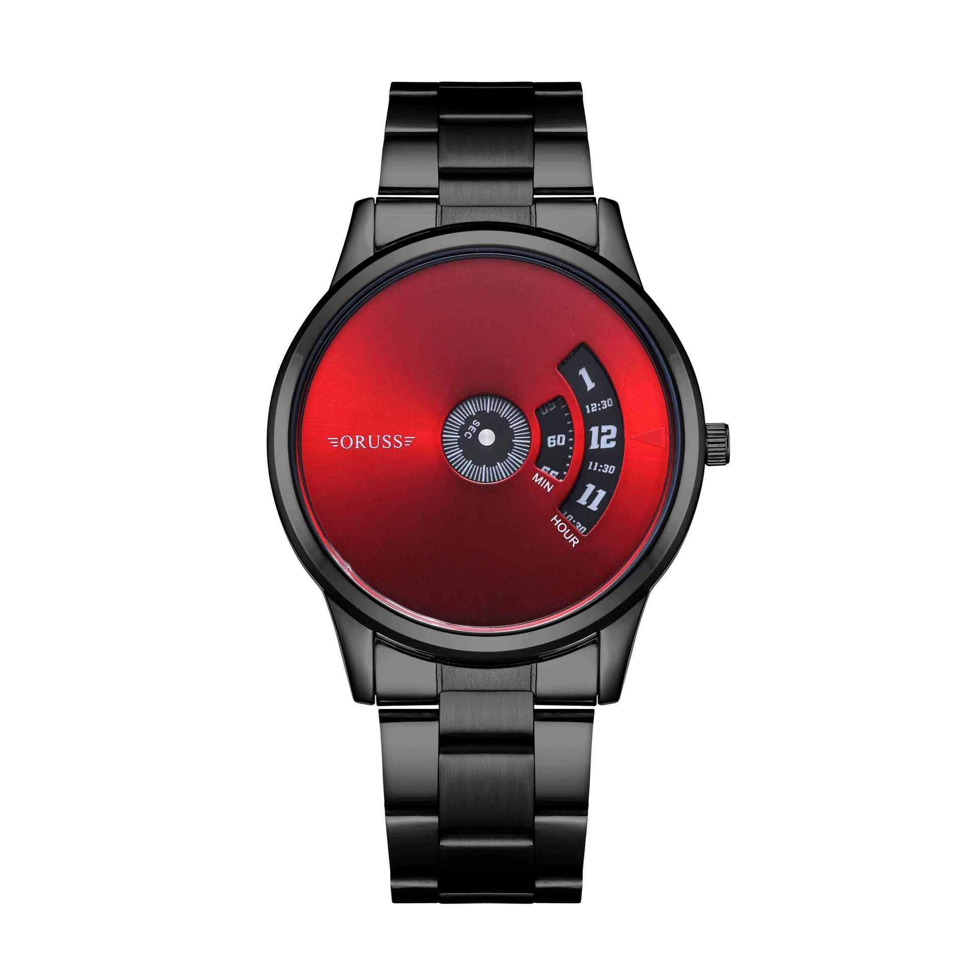 Men's Alloy Strap Automatic Movement Round Dial Waterproof Business Style Watch - Image 5