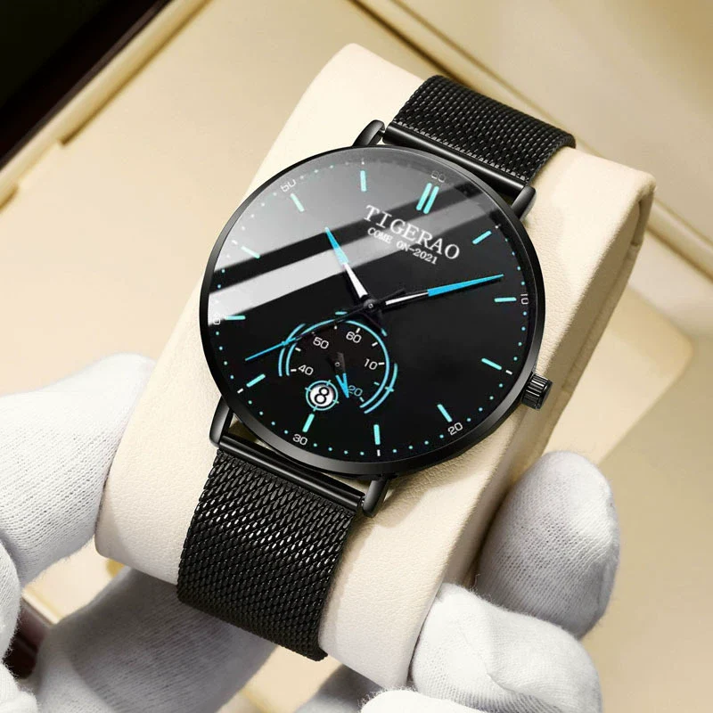 Men's Automatic Alloy And Stainless Steel Watches With Round Dial And Mineral Strengthened Glass Mirror Waterproof - Image 2