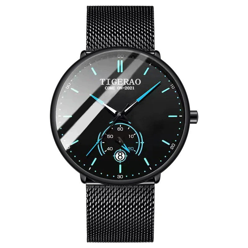 Men's Automatic Alloy And Stainless Steel Watches With Round Dial And Mineral Strengthened Glass Mirror Waterproof - Image 4