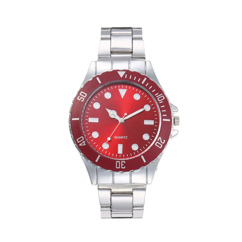 Men's Business Fashion Quartz Watch With Iron Strap And Alloy Case Round Dial - Image 5