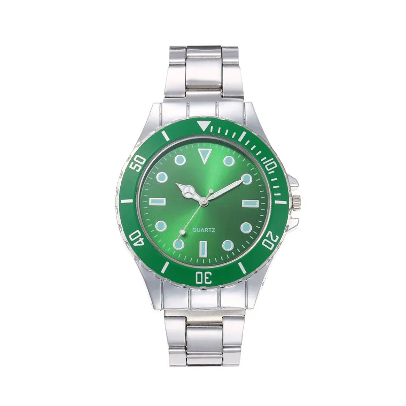 Men's Business Fashion Quartz Watch With Iron Strap And Alloy Case Round Dial - Image 6