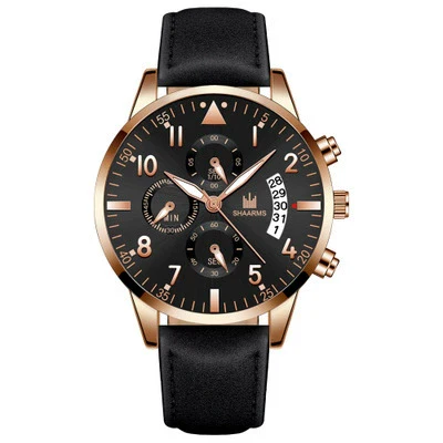 Men's Business Fashion Quartz Watch With Stainless Steel Case And Strap Round Dial - Image 10