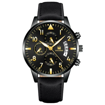 Men's Business Fashion Quartz Watch With Stainless Steel Case And Strap Round Dial - Image 9