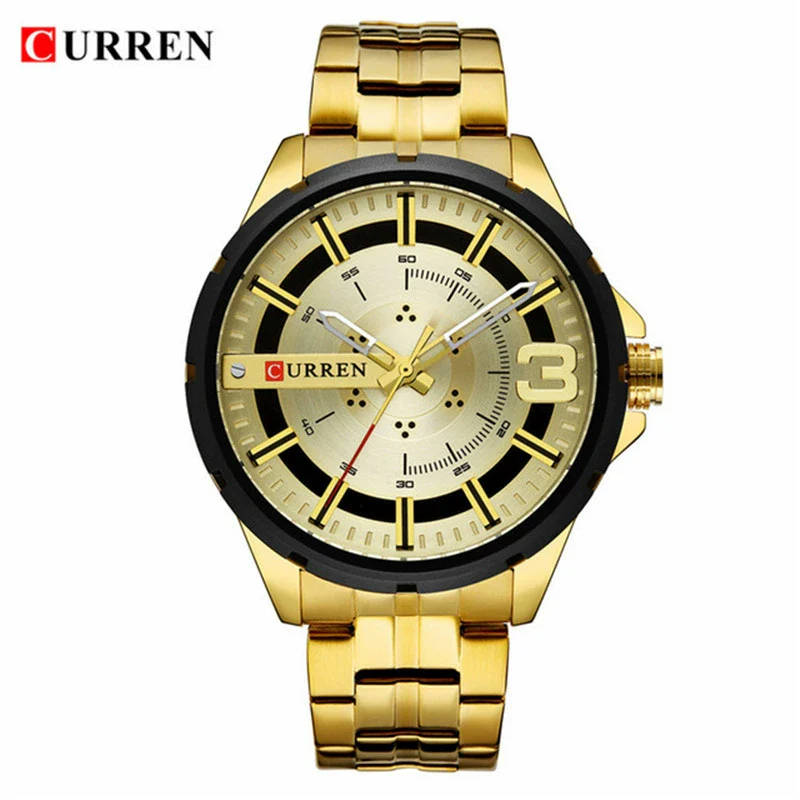 Men's Business Fashion Waterproof Quartz Watch With Alloy Case Stainless Steel Band And Round Dial - Image 8