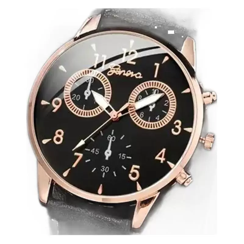 Men's Business Style Alloy Case Mineral Reinforced Glass Mirror Canvas Quartz Bracelet Watch With Single Calendar And Spiral Crown - Image 5