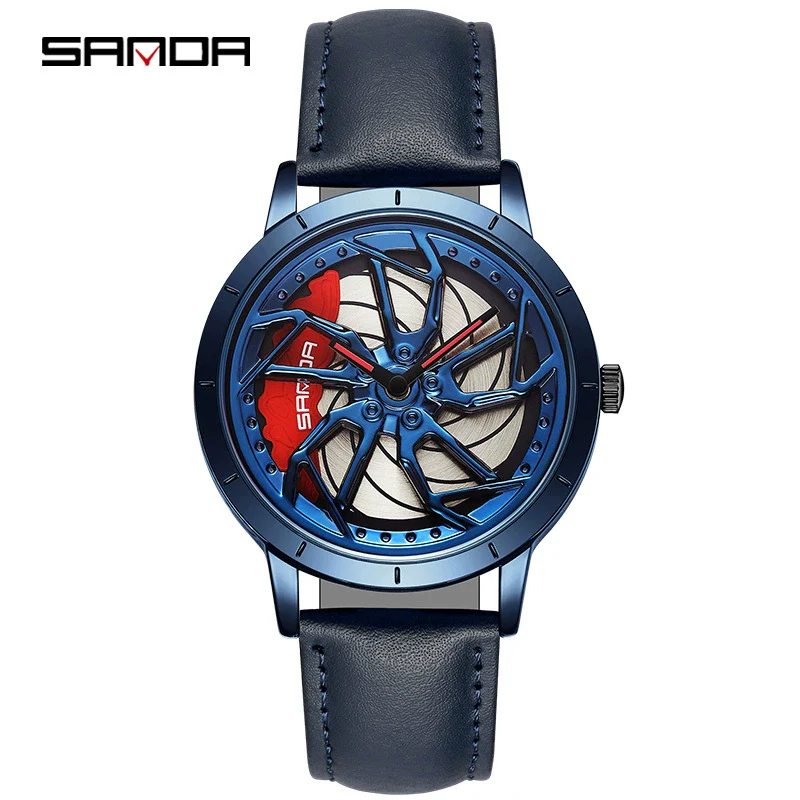 Men's Business Style Alloy Case Quartz Watch With Mesh Or Steel Belt Round Dial Waterproof - Image 2