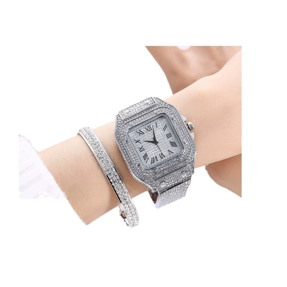 Men's Business Style Alloy Imitation Leather Band Round Dial Quartz Bracelet - Image 4
